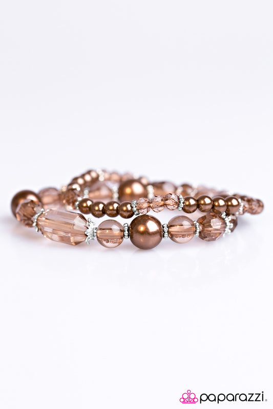 Glass Crowns - Copper Bracelet