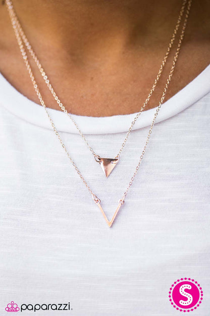 Prove Your Point - Rose Gold Necklace