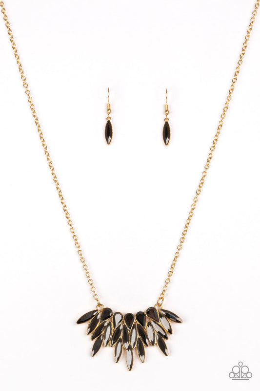 Crowning Moment - Gold Paparazzi Necklace