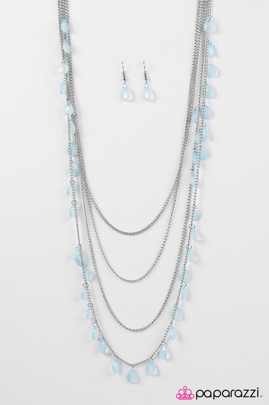 Summer Showers - Blue Necklace