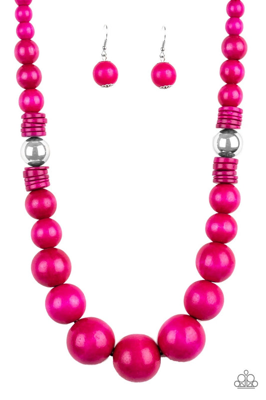 Panama Panorama - Pink Necklace