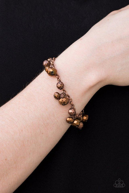 Brilliantly Burlesque - Copper Bracelet