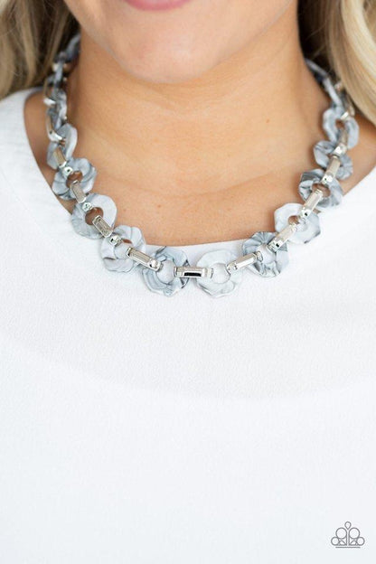 Fashionista Fever - Silver Necklace