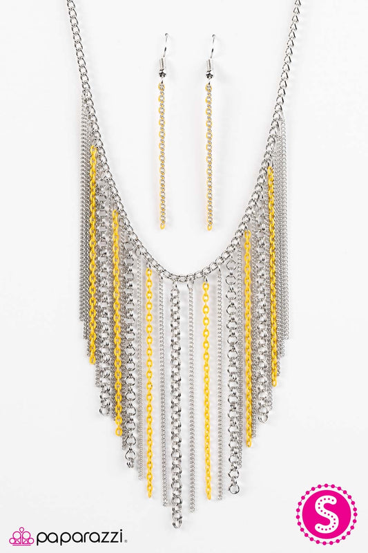 Dare To Be Different - Yellow Necklace