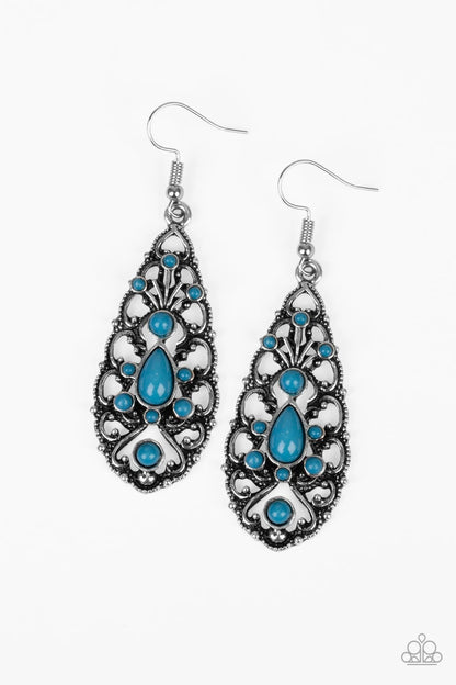 Fantastically Fanciful - Blue Earring