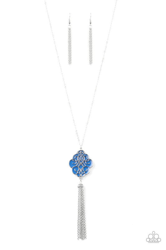 Malibu Mandala - Blue Paparazzi Necklace