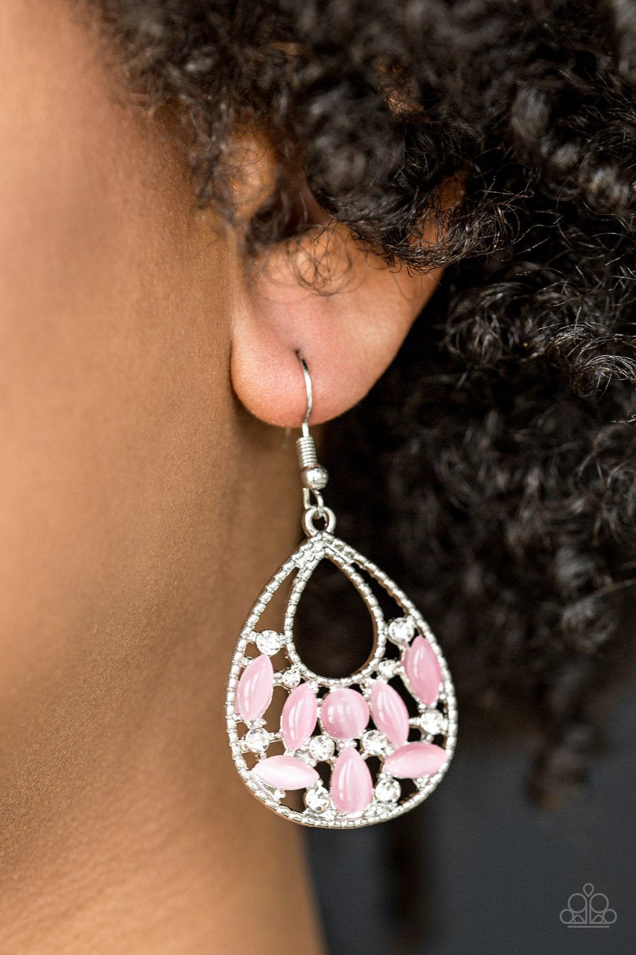 Just DEWing My Thing - Pink Paparazzi Earring