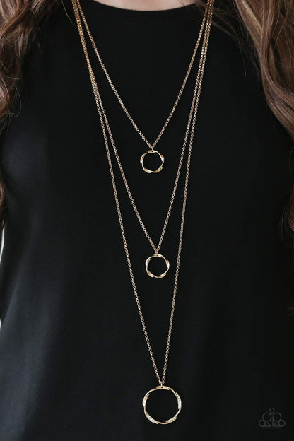 Timelessly Twisted - Gold Necklace