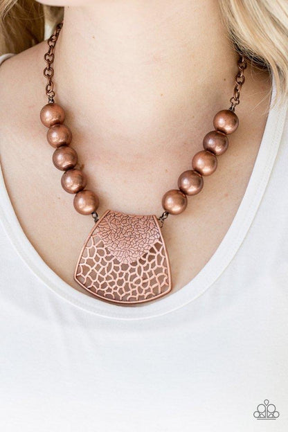 Large and In Charge - Copper Necklace