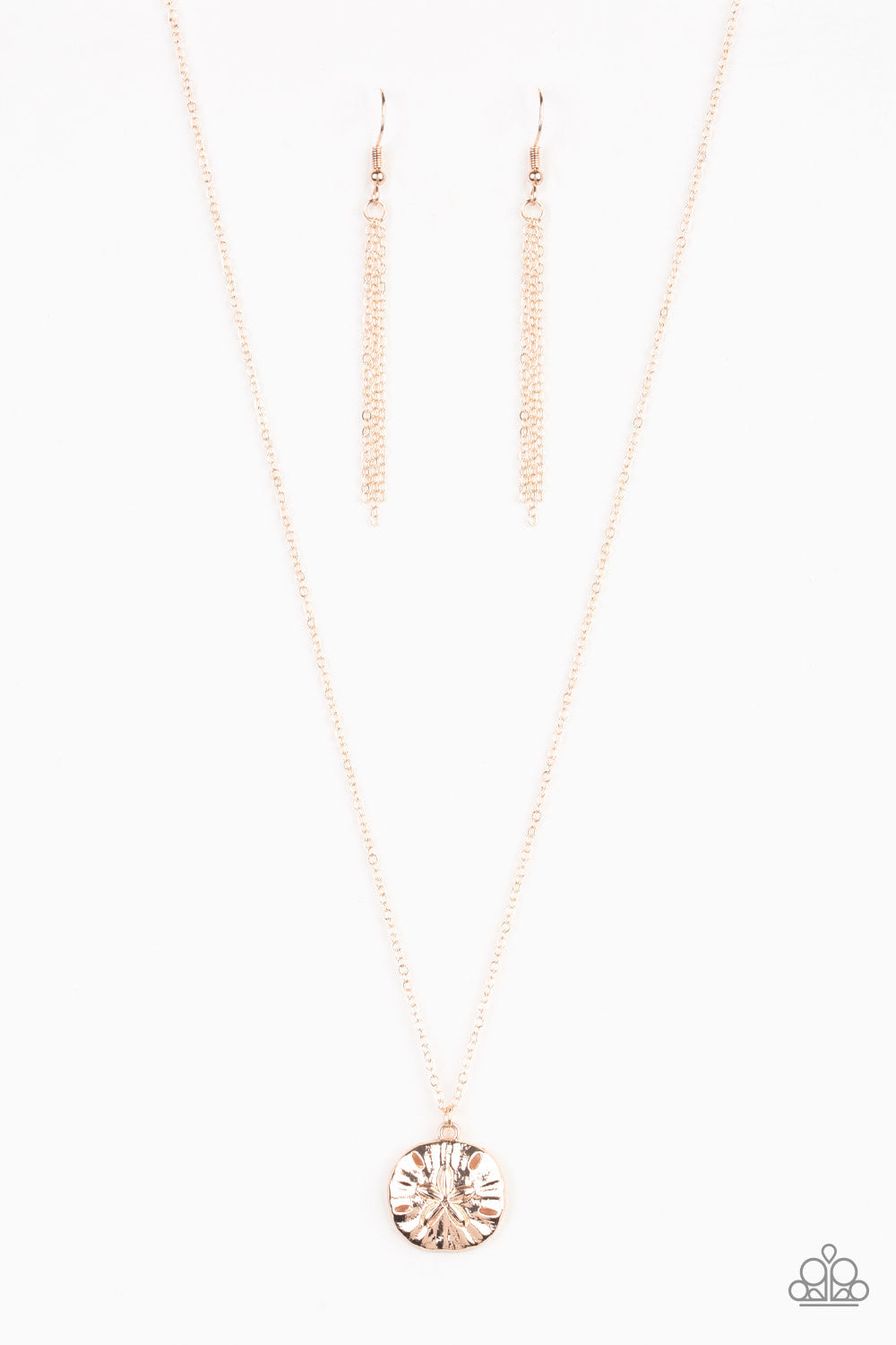 Sand Dollar Shores - Rose Gold Paparazzi Necklace