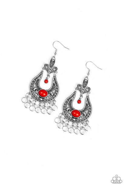 Fiesta Flair - Red Earring