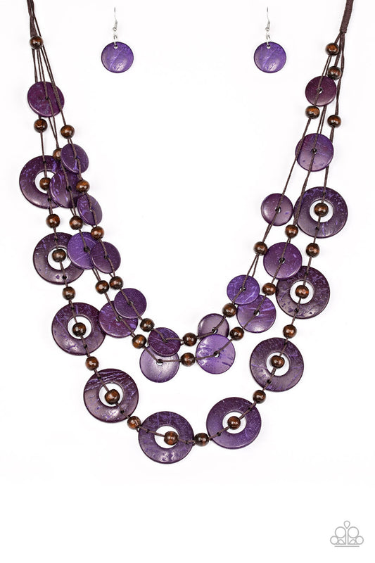 Catalina Coastin - Purple Necklace