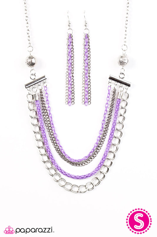 High-Intensity - Purple Necklace