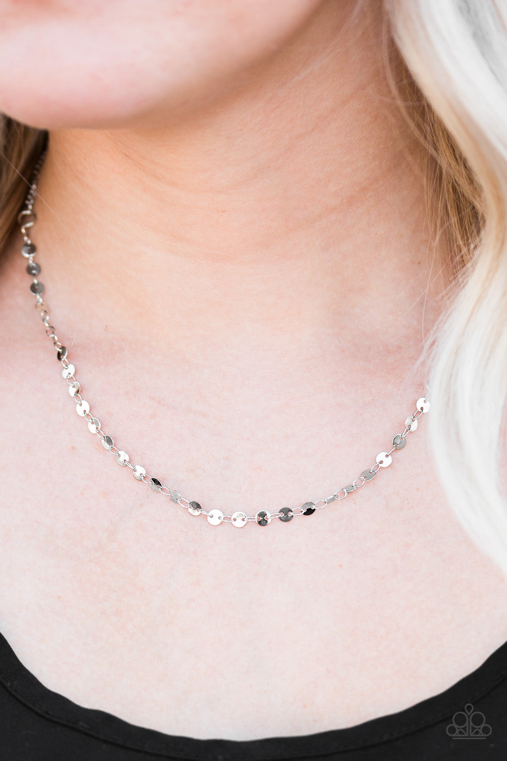 Right On The SPOTLIGHT - Silver Necklace