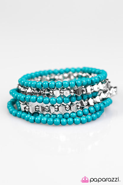 Nama-SLAY - Blue Paparazzi Bracelet