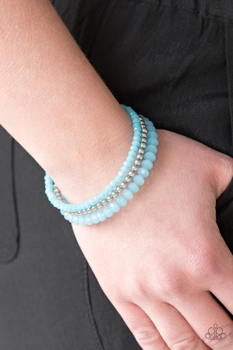 Luminous Luster - Blue Paparazzi Bracelet