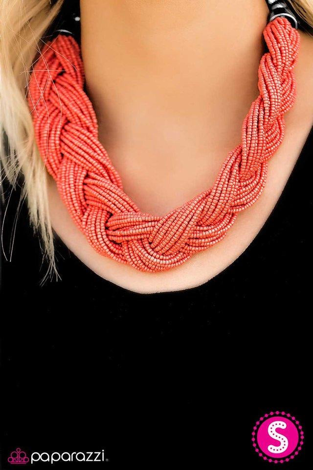 The Great Outback - Dark Orange Necklace