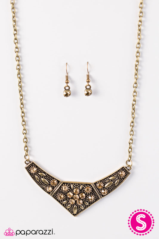 Born To Shimmer - Brass Necklace