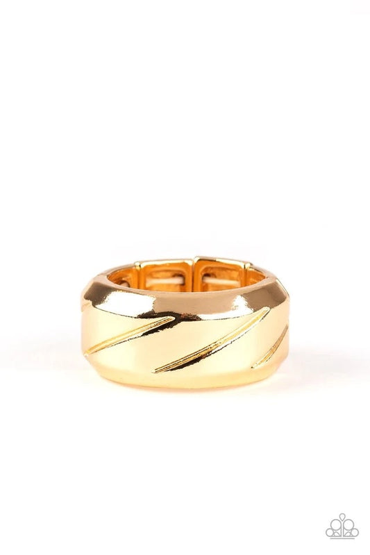 Sideswiped - Gold Ring