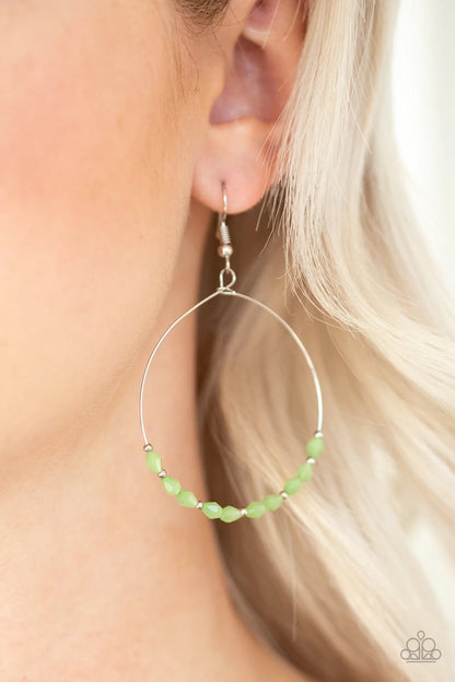 Prize Winning Sparkle - Green Earring