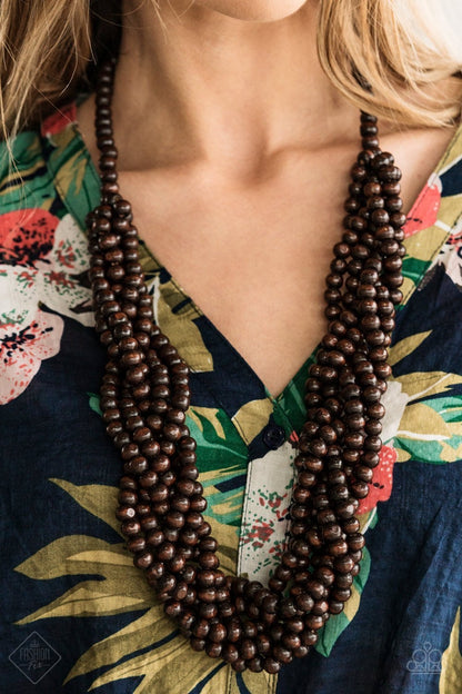 Tahiti Tropic - Brown Paparazzi Necklace