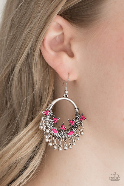 Musical Mantras - Pink Earring