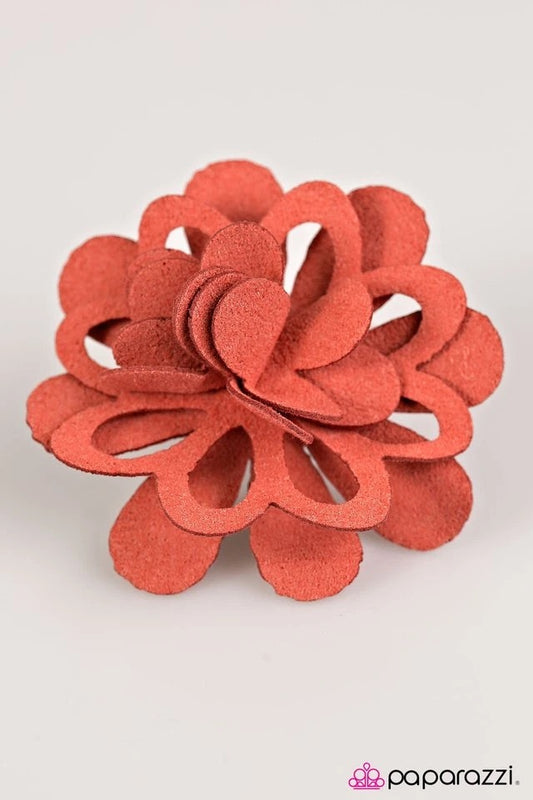 Country Chic - Orange Hair Clip