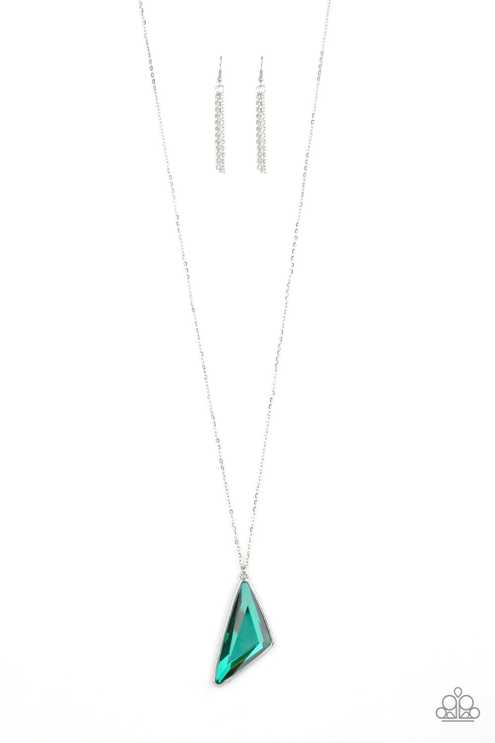 Ultra Sharp - Green Necklace