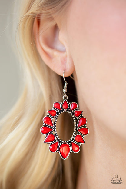 Fashionista Flavor - Red Earring