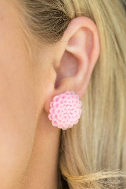 Dandelion Demure - Pink Post Earring