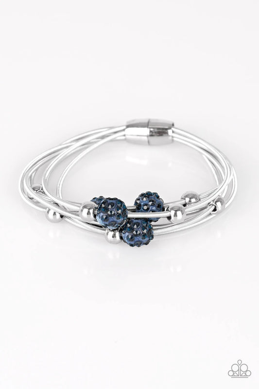 Marvelously Magnetic - Blue Paparazzi Bracelet