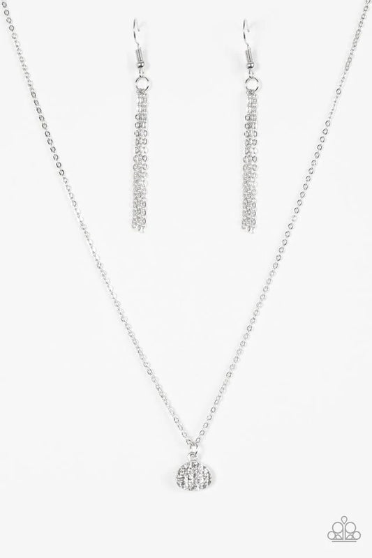 Diamond Debonair - White Necklace