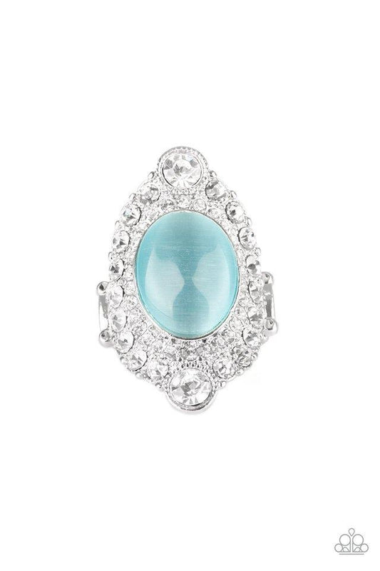 Riviera Royalty - Blue Paparazzi Ring