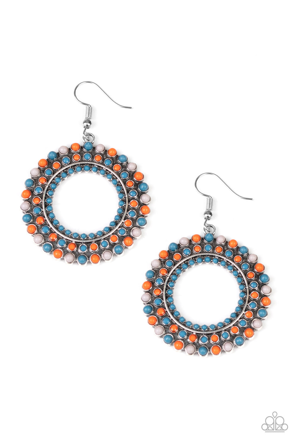 Rural Ripple - Multi Paparazzi Earring