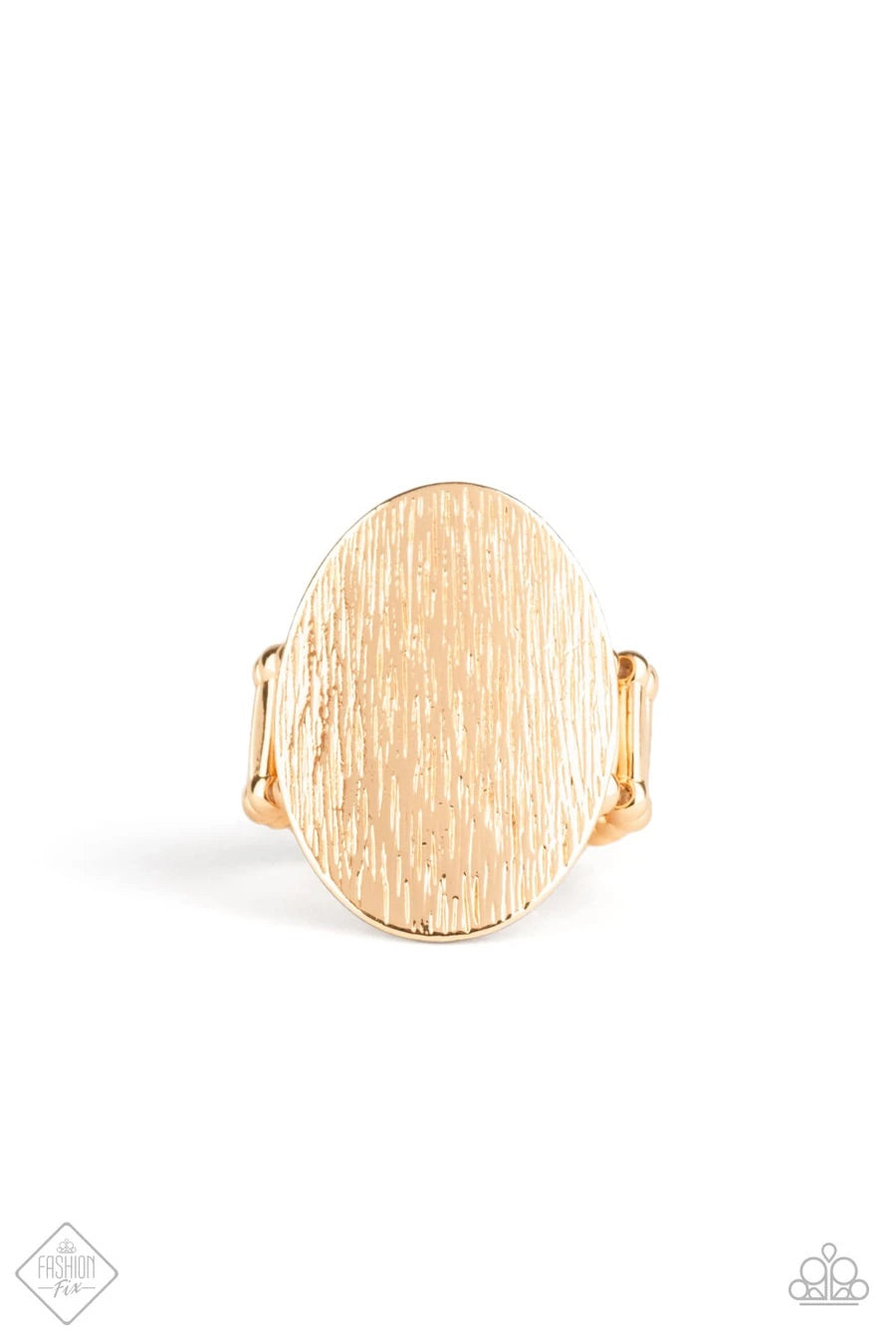 Blazing Brilliance - Gold Paparazzi Ring