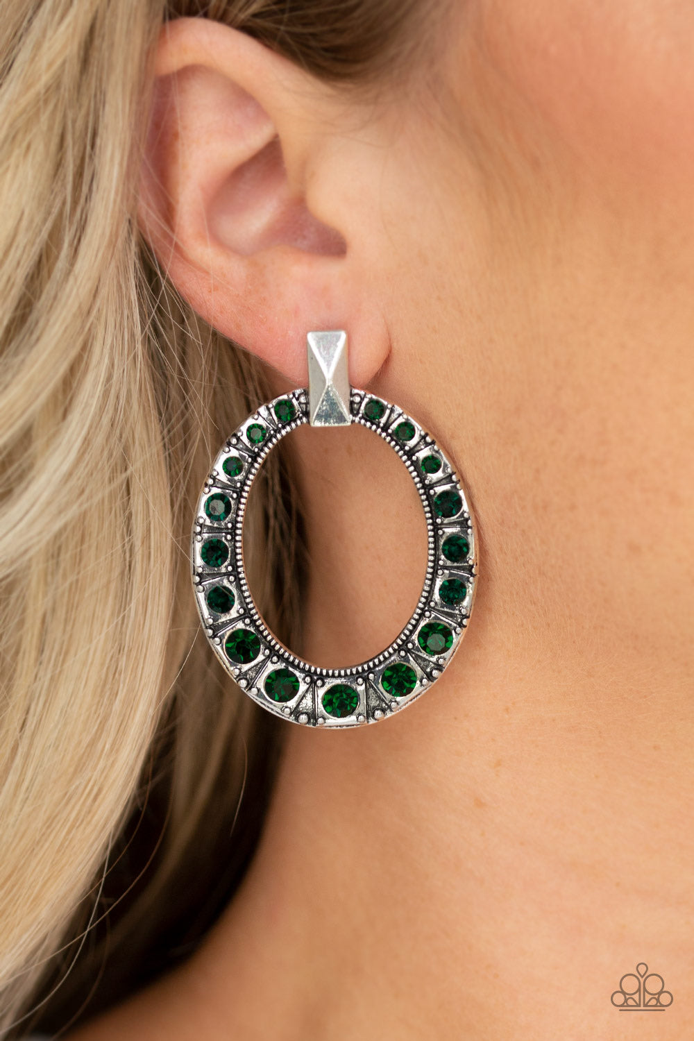 All For GLOW - Green Post Earring