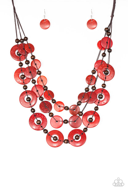 Catalina Coastin - Red Necklace