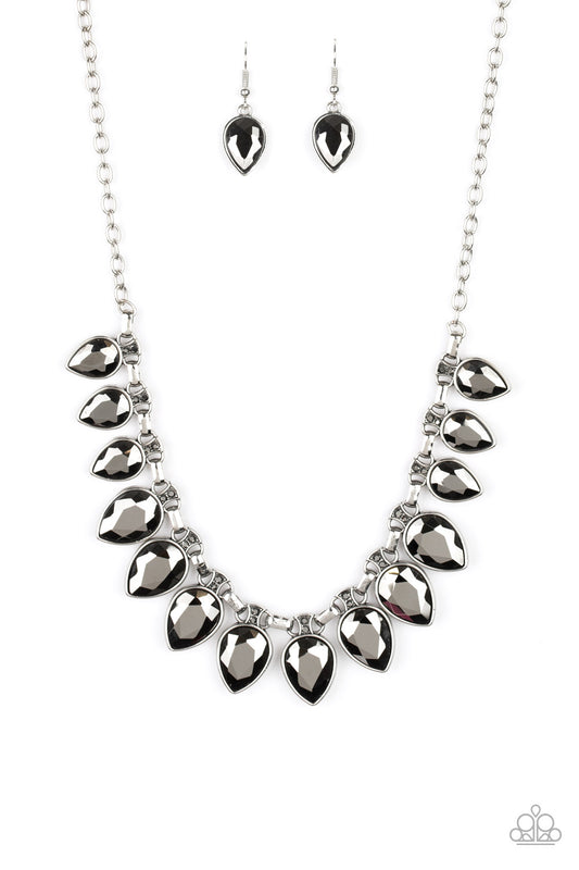 FEARLESS is More - Silver Paparazzi Necklace