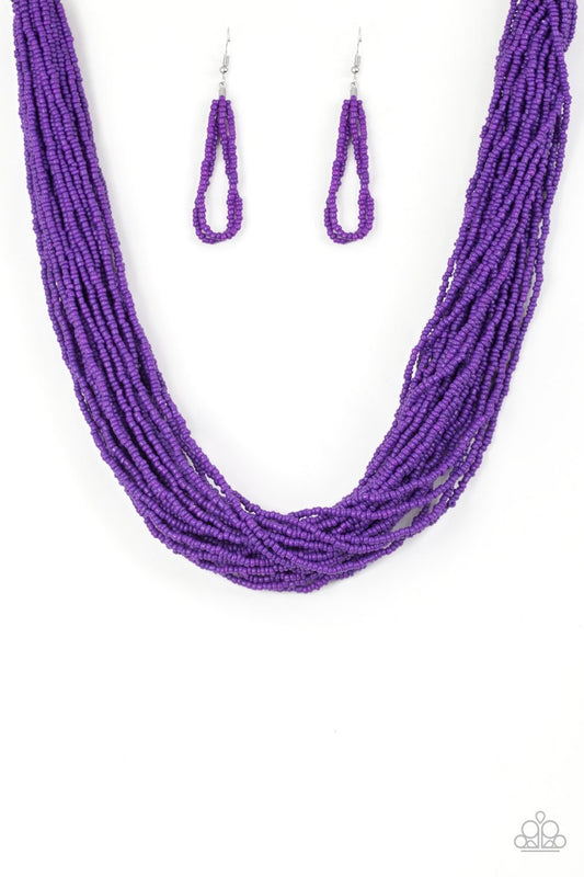 The Show Must Congo On! - Purple Necklace