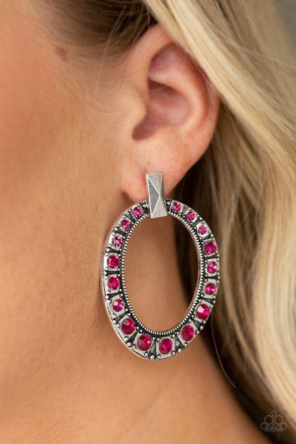 All For GLOW - Pink Post Earring