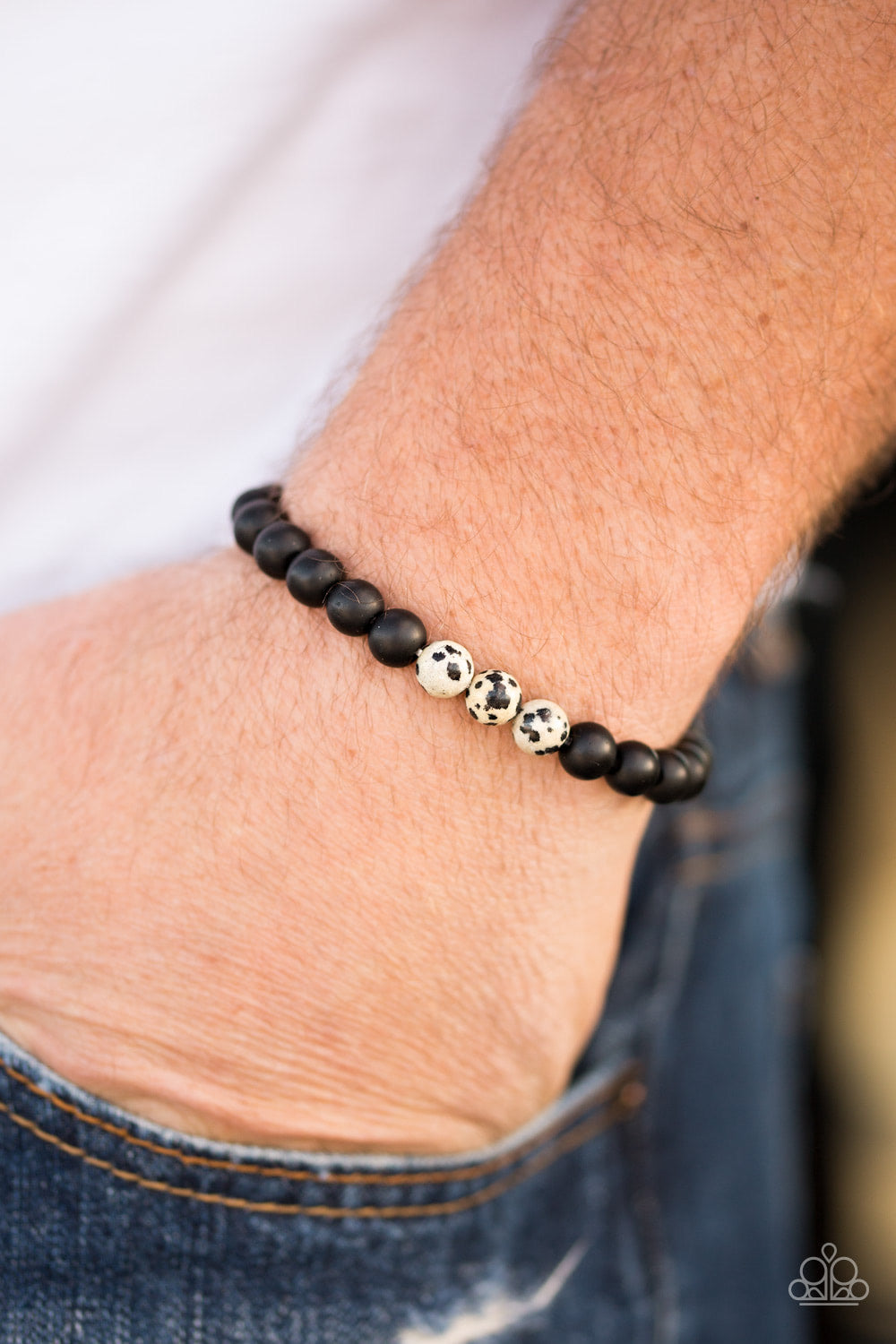 Inner Peace - White Bracelet