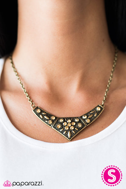 Born To Shimmer - Brass Necklace