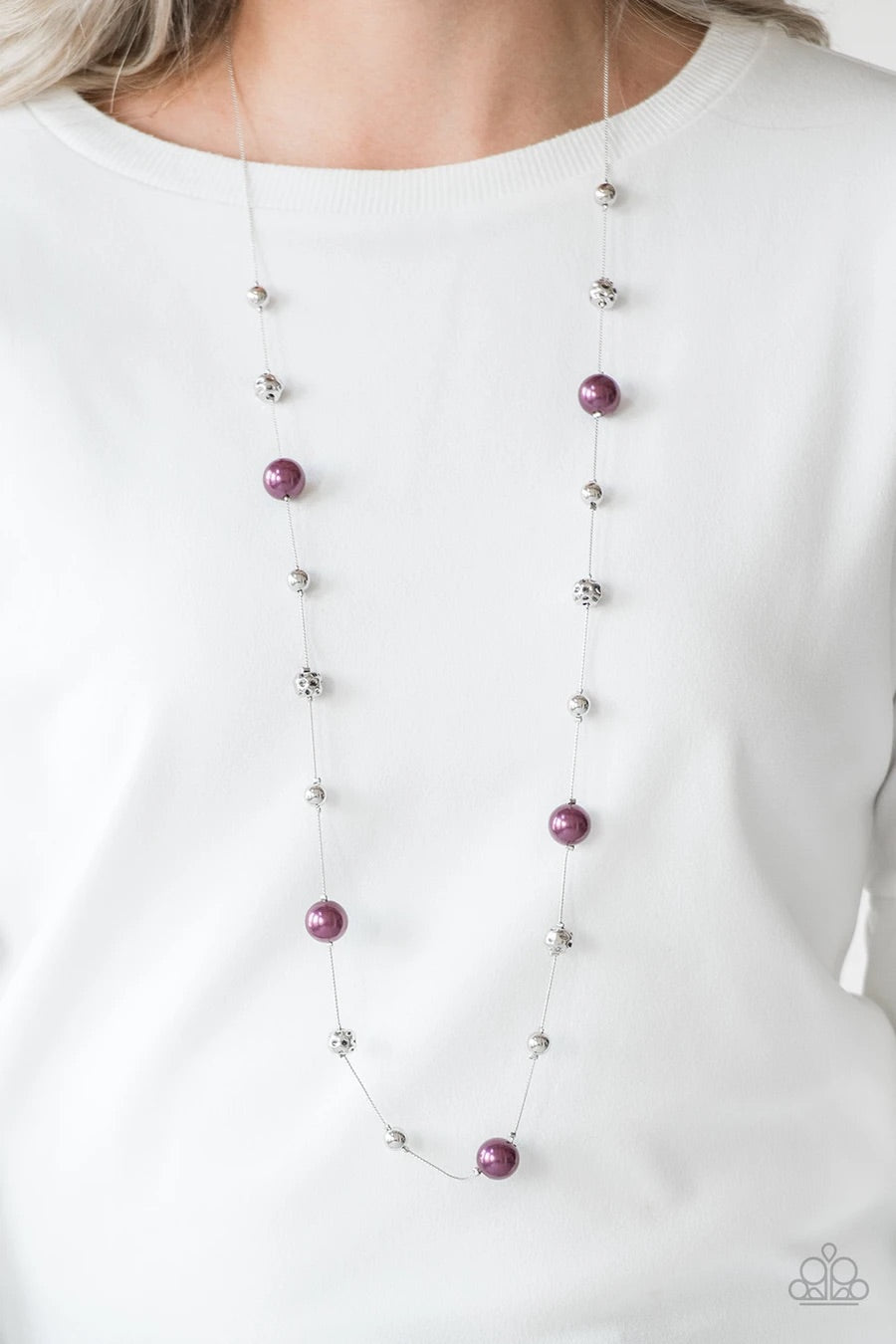 Eloquently Eloquent - Purple Necklace