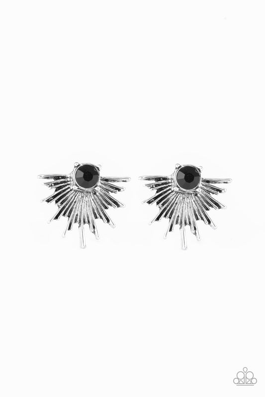 Starry Light - Black Post Earring