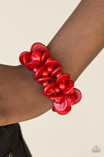 Tropical Temptress - Red Bracelet