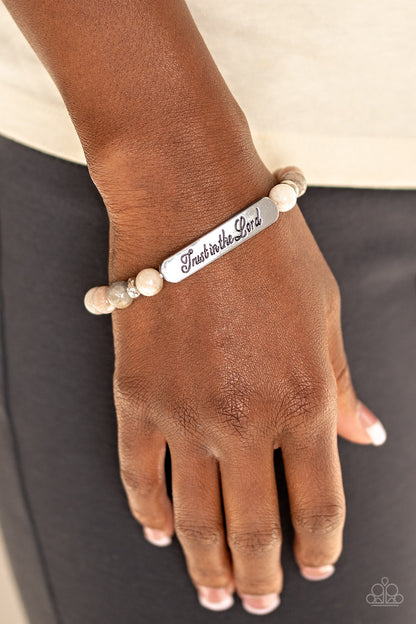 Keep The Trust - Brown Paparazzi Bracelet