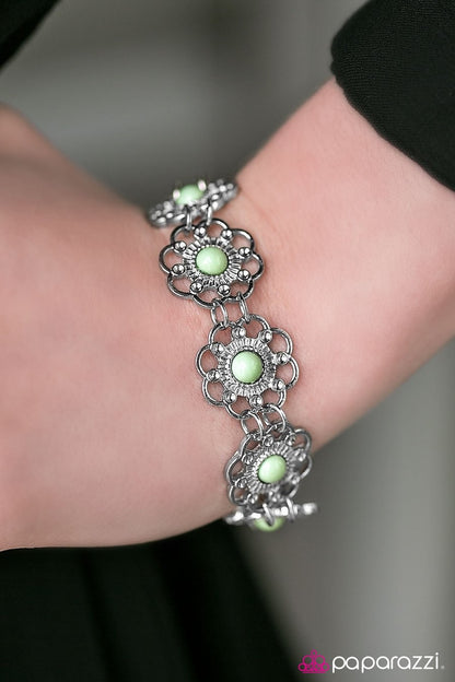 Summer Garden - Green Bracelet