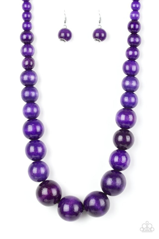 Effortlessly Everglades - Purple Necklace