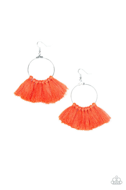 Peruvian Princess - Orange Earring