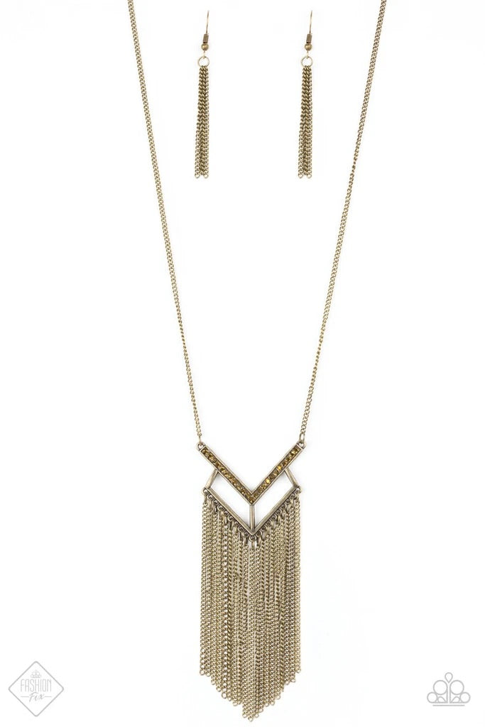 Alpha Glam - Brass Necklace